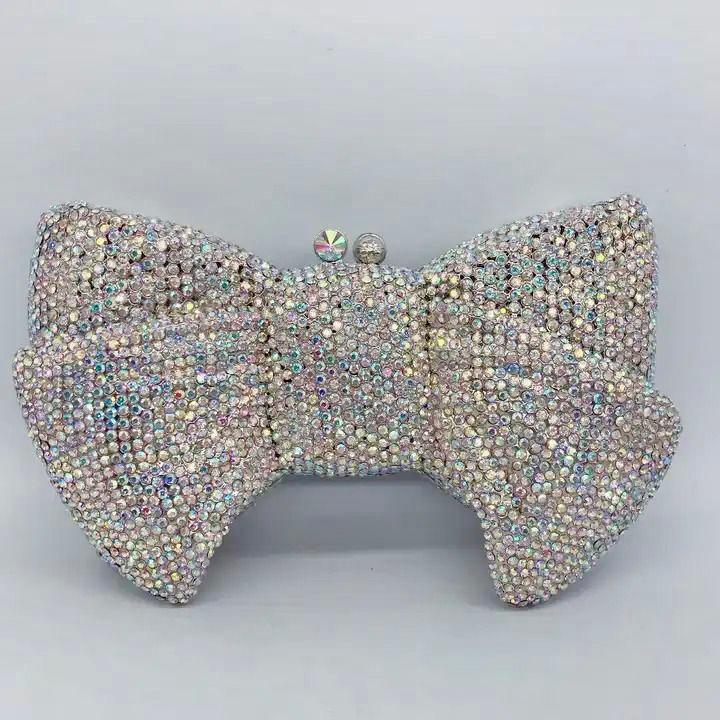 COQUETTE RHINESTONE CLUTCH