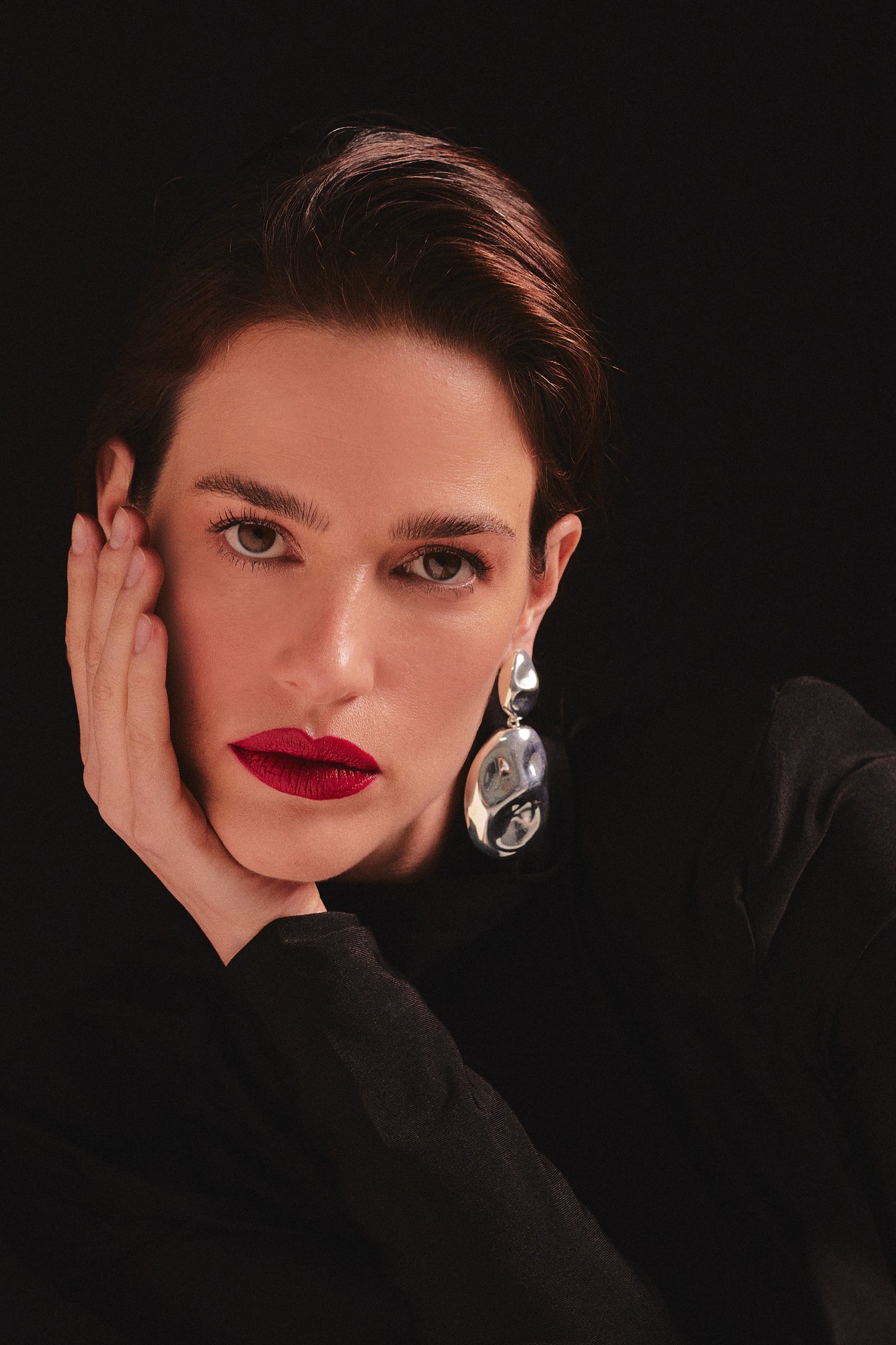 NUZ GOLD EARRINGS - XL
