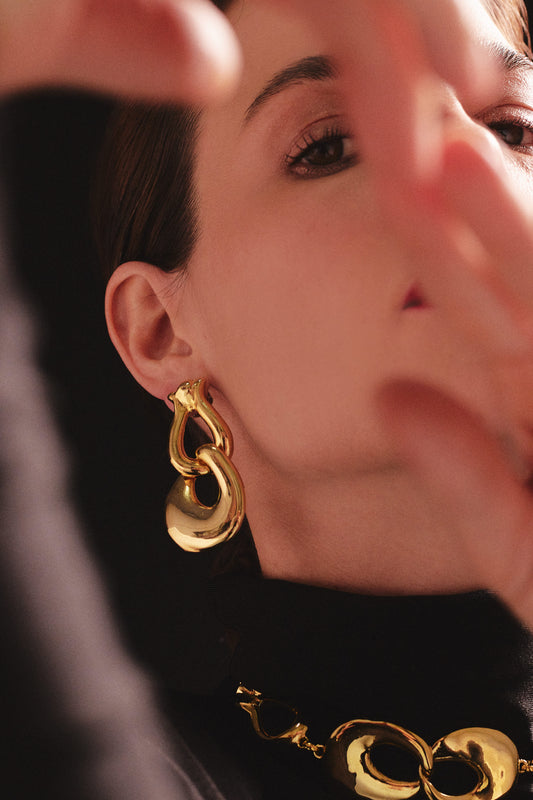 OCHIO GOLD EARRINGS